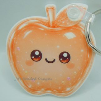 Acrylic Jelly Apple Keyrings