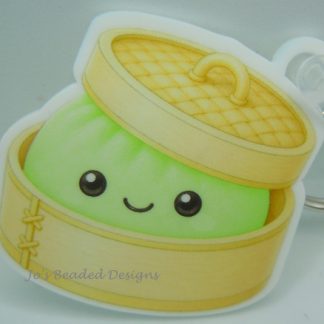 Acrylic Dumplings Keyring