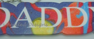 Acrylic Word Keyring, Family, *Daddy*