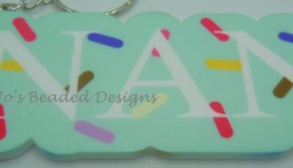 Acrylic Word Keyring, Family, *Nan*