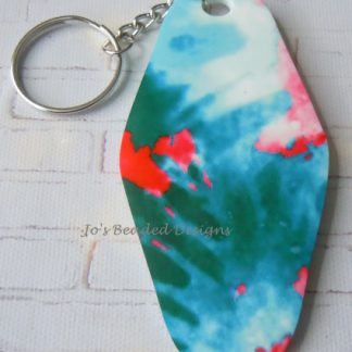 Acrylic Keyring, Motel Style